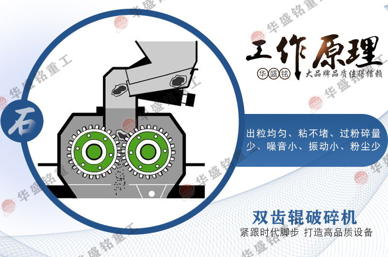 雙齒輥破(po)碎機(ji)工作(zuo)原(yuan)理
